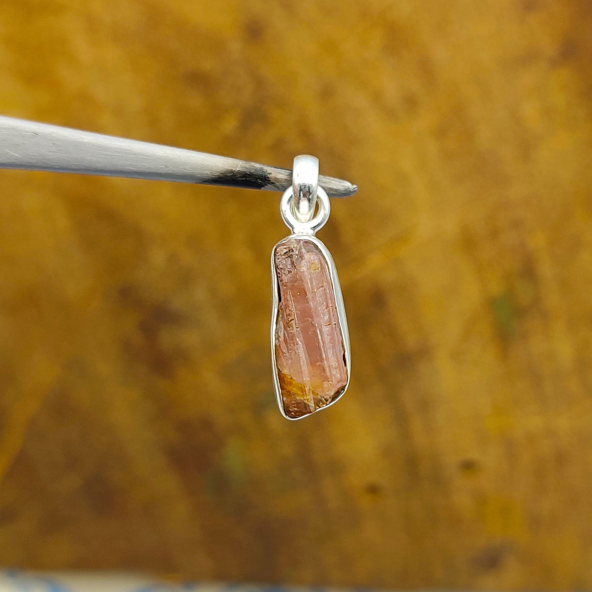 Sunstone Nepali Bohemian Handmade Silver Pendant
