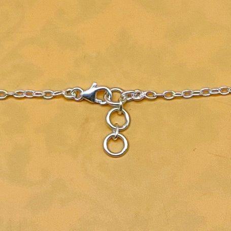 Crystal Double Terminated 925 Silver Chain Pendant