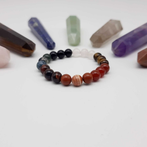 Handmade Designer Natural Mix Color Gemstone Beaded Bracelet For Yoga And Meditation