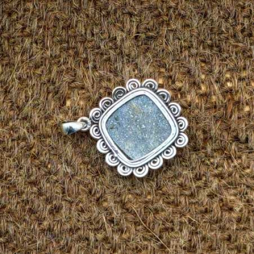 Square Shape Nit Nite Quartz Gemstone 925 Sterling Silver Gift Item Natural Stone
