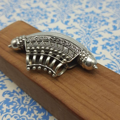 Tribal Vintage Pipe Design 925 Sterling Silver Pendant For Her