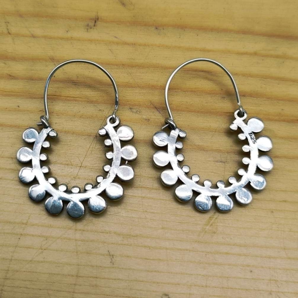 925 Sterling Silver Bohomian Handmade Earring Boho Jewelry