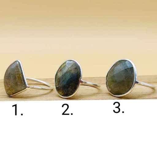 Labradorite Gemstone Oval Shape Trending 925 Sterling Silver Ring