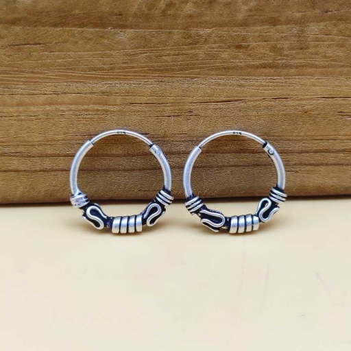 Authentic Handcrafted Party Wear 925 Sterling Silver Earring For Her Gift